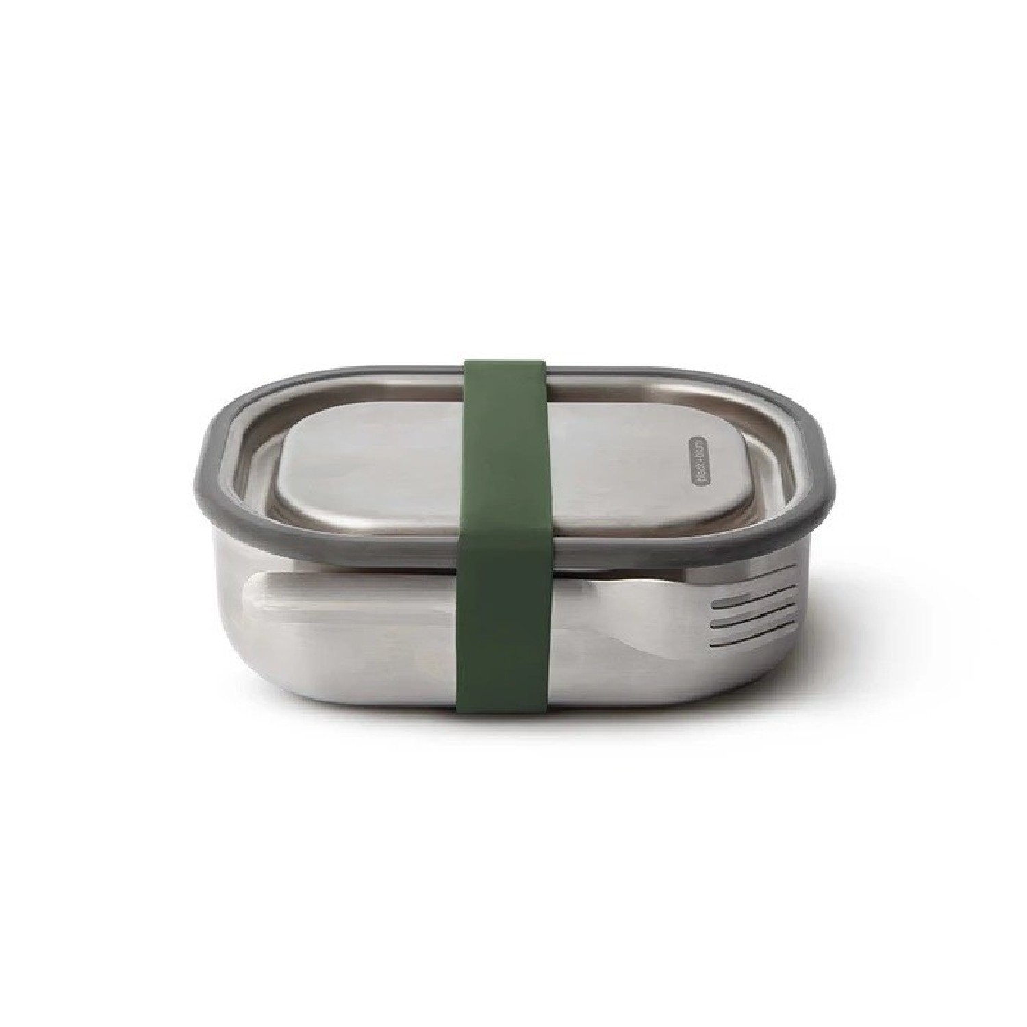 Black   Blum Edelstahl-Lunchbox Black Blum 600ml olive