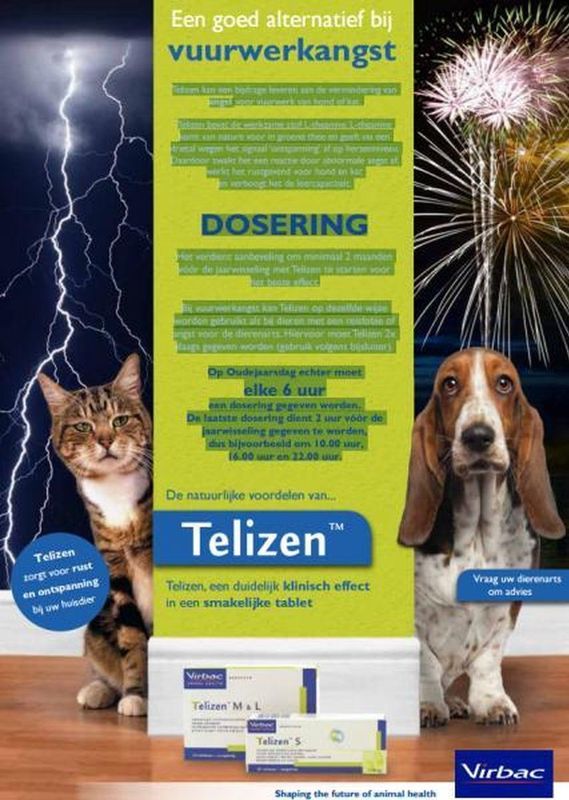 Telizen Antistressmiddel Telizen S 50 mg - 30 tabletten