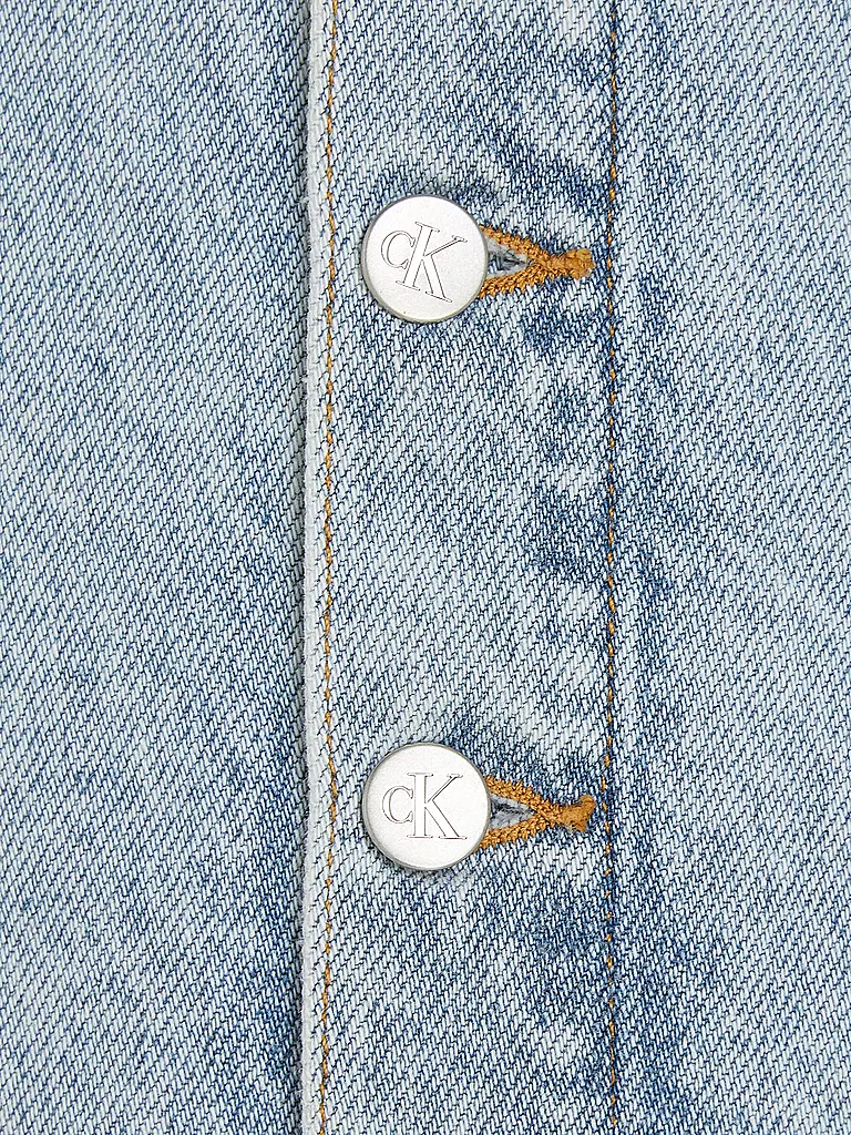 CALVIN KLEIN JEANS Mädchen Jeanstop  hellblau