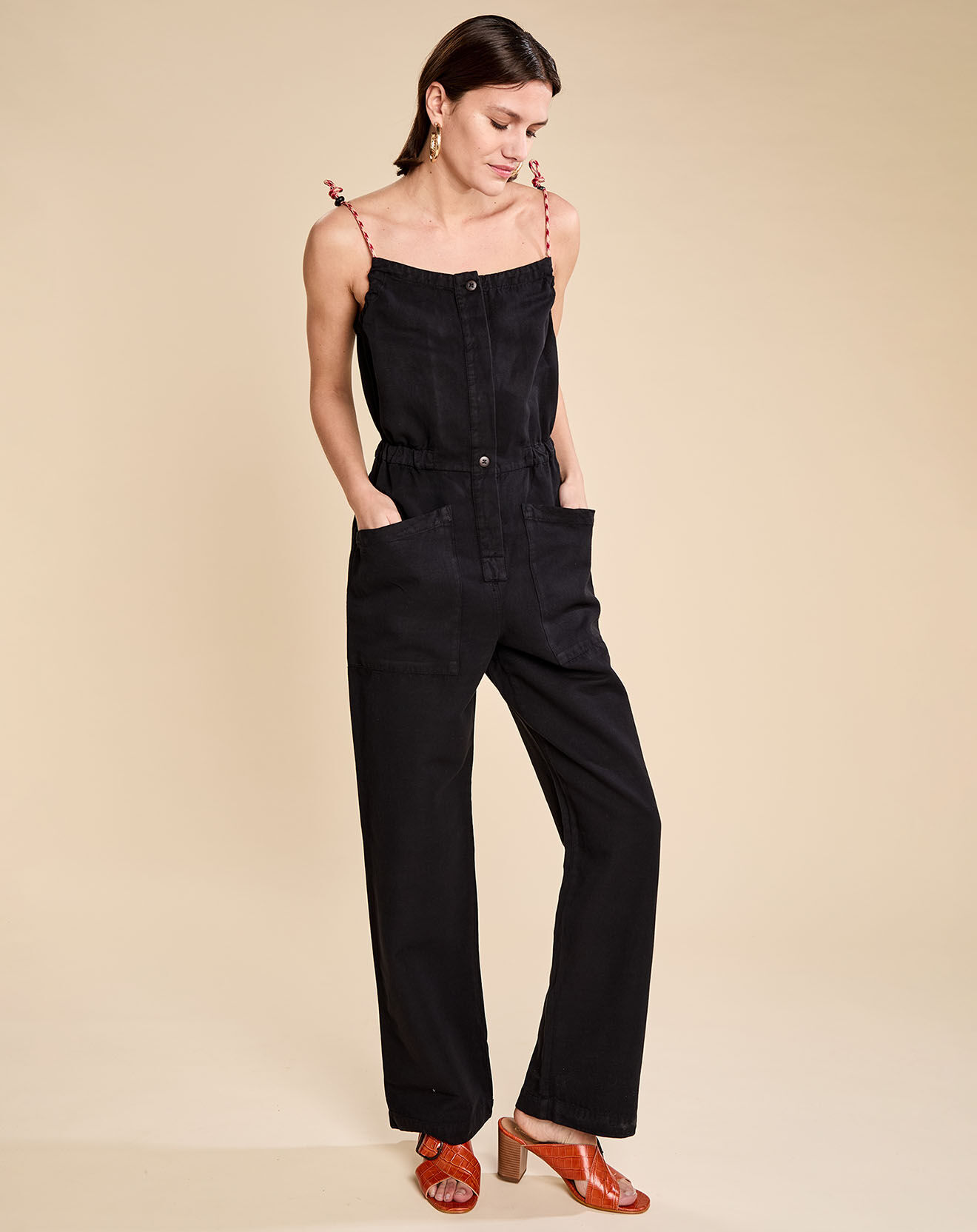 Bellerose Combinaison en Coton & Lin Lima  noire