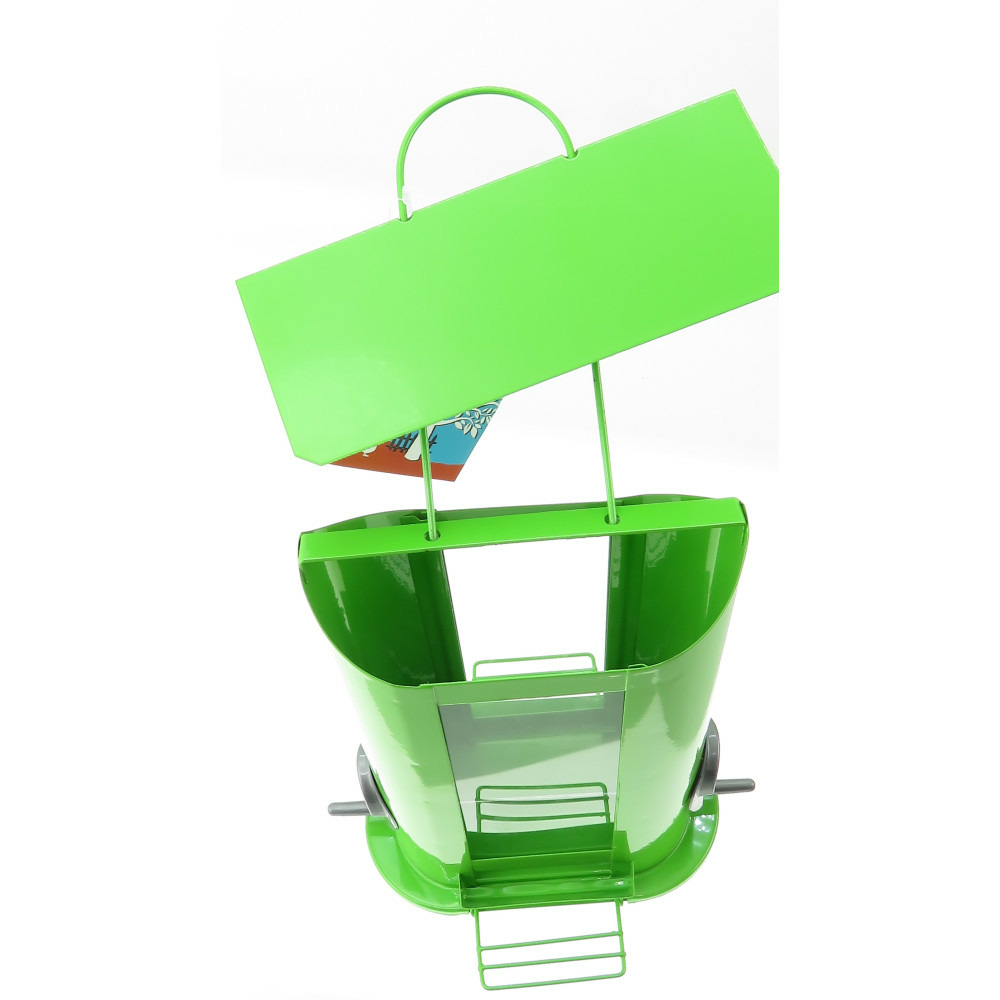 Colonne à graines flora vert 24 cm, pour oiseaux