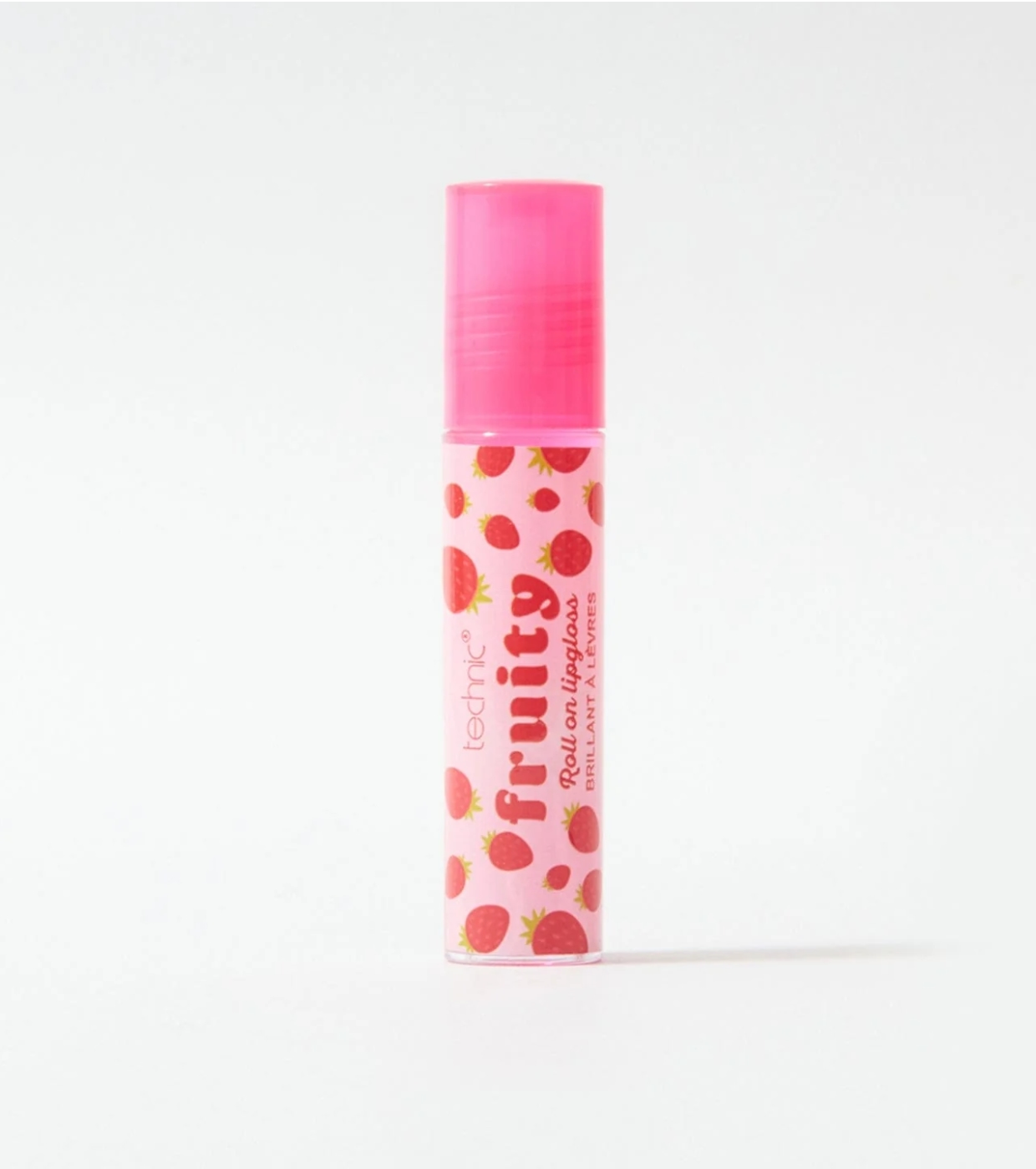 Technic Cosmetics - Gloss Labial Roll On Fruity - Strawberry