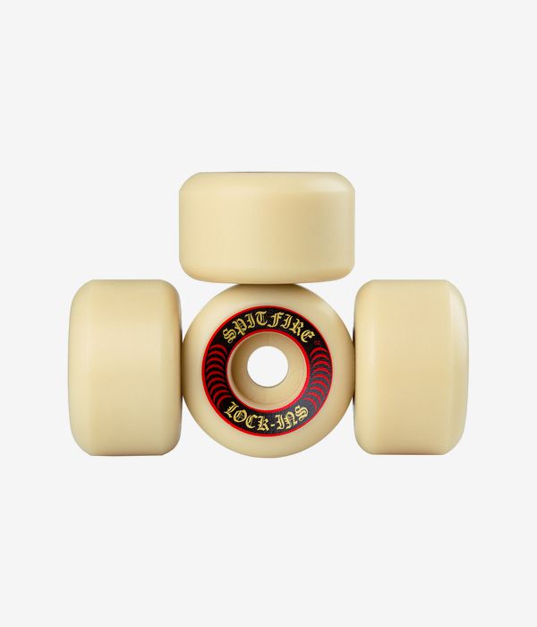 Spitfire Formula Four Lock Ins Rollen (white red) 52 mm 101A 4er Pack