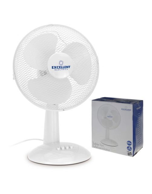 Homestyle Ventilator Tafel Model - Ventilator - Ø30 cm Wit