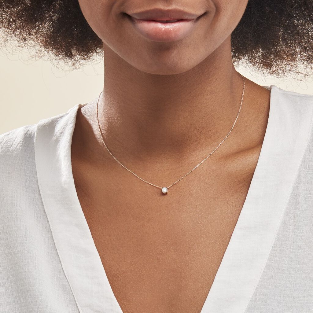 Collier Or Jaune Aphrodite Diamant