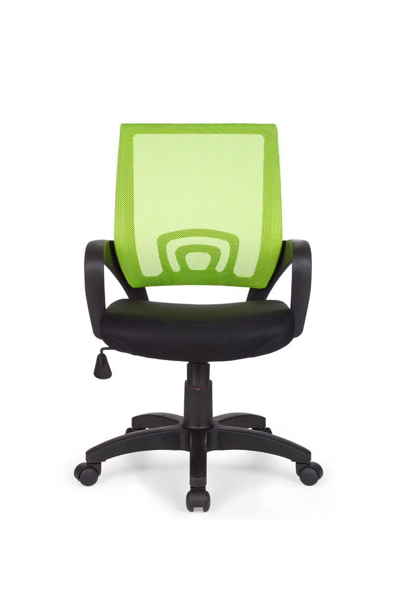 Bürostuhl - schwarz-limette - höhenverstellbar