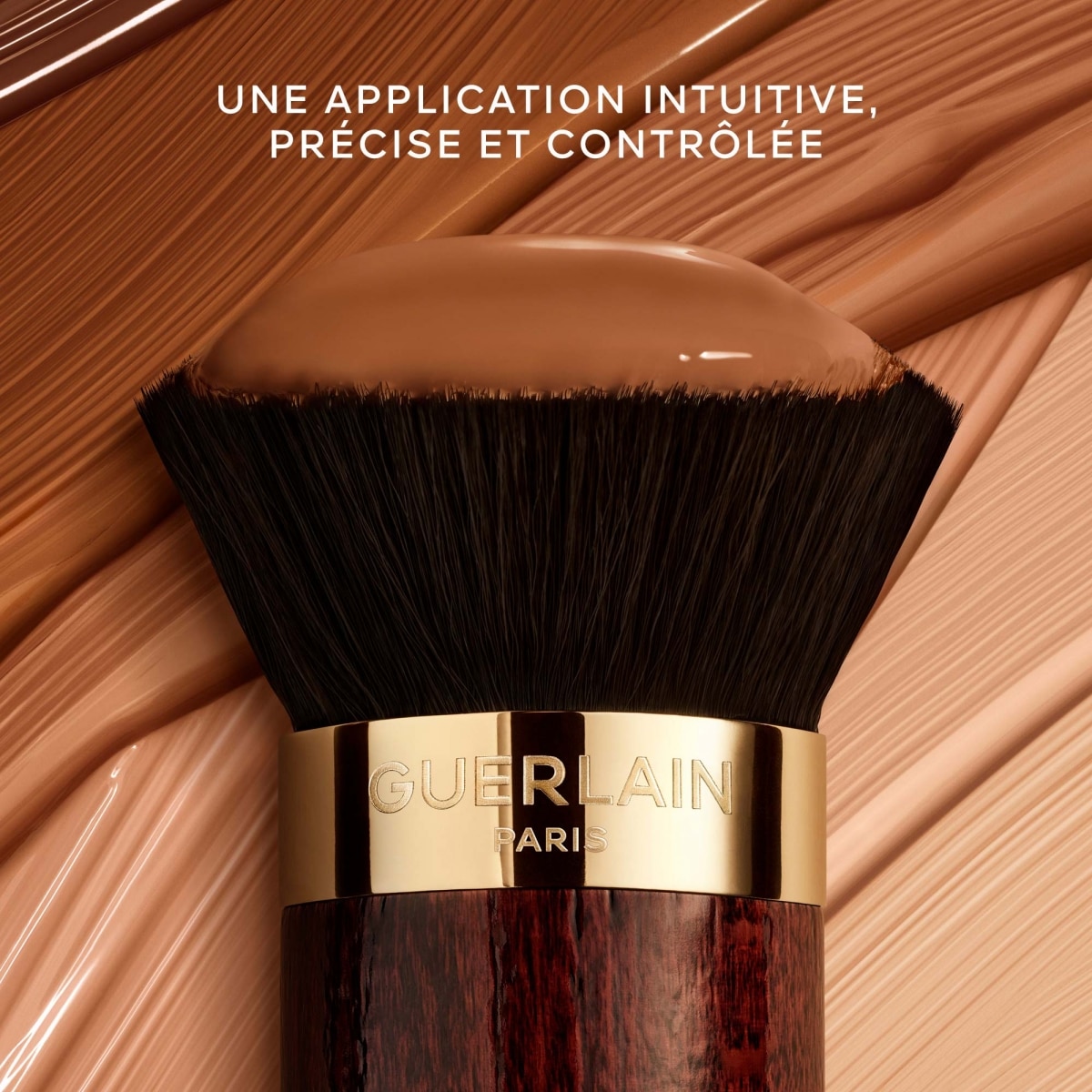 GUERLAIN Terracotta Le Teint Kabuki Brush Pinceau Fond de Teint