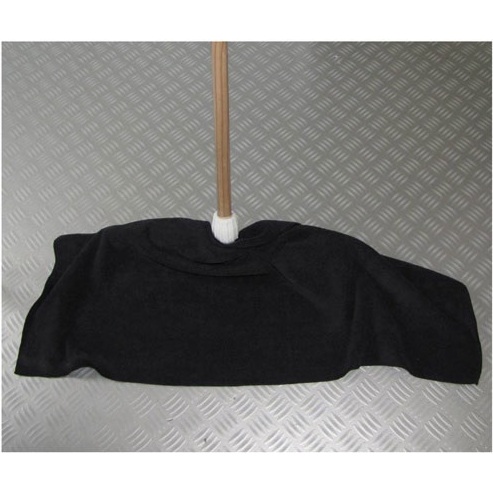 Serpilliere micro bouclette noir 40x85 s/carte