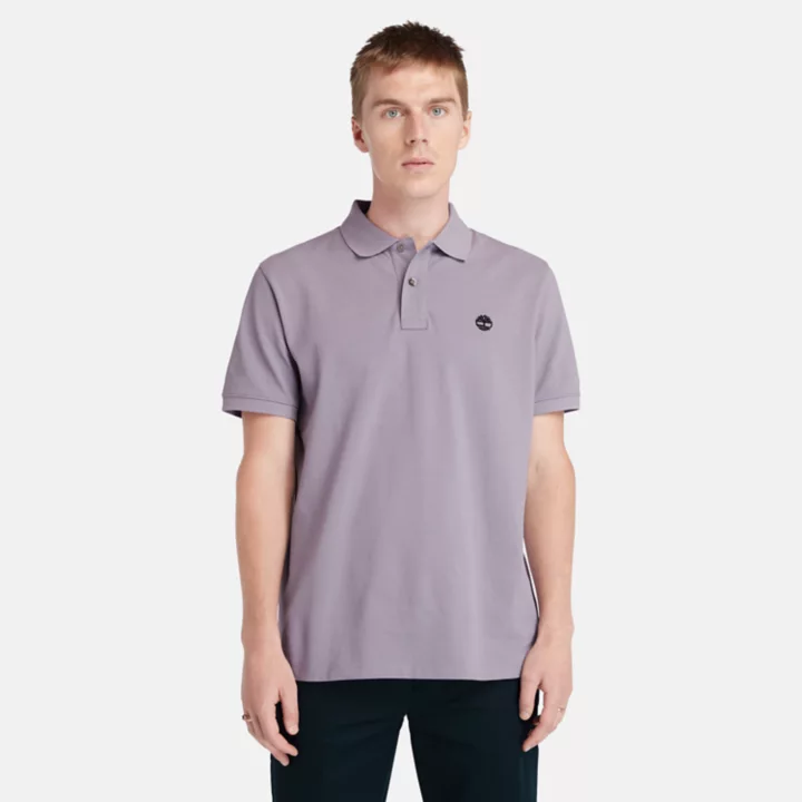 Polo Millers River en piqué pour homme violet