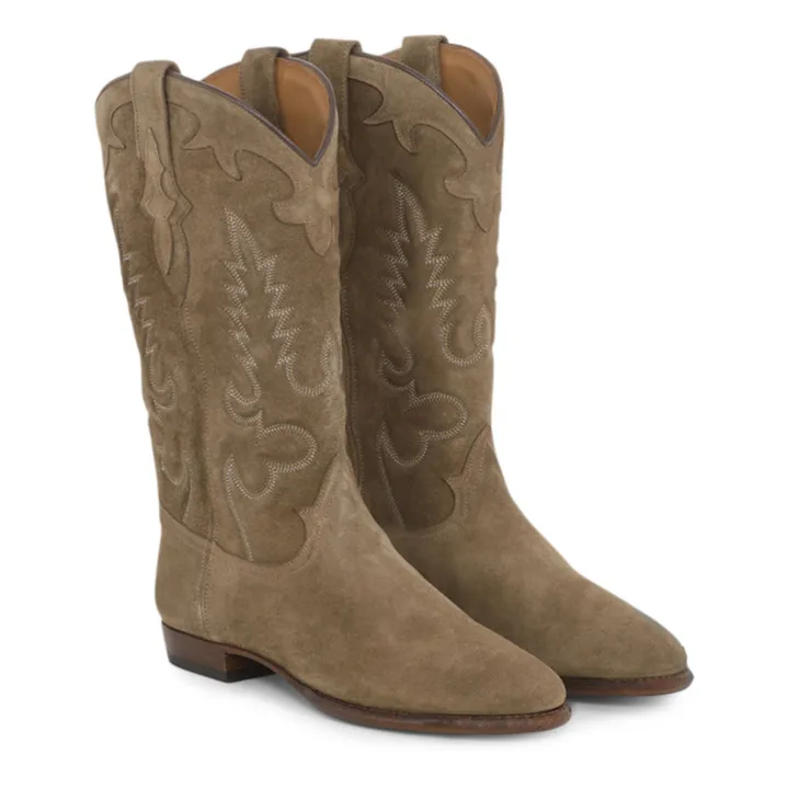 Shiloh Heritage Bottes Midnight Daim | Beige