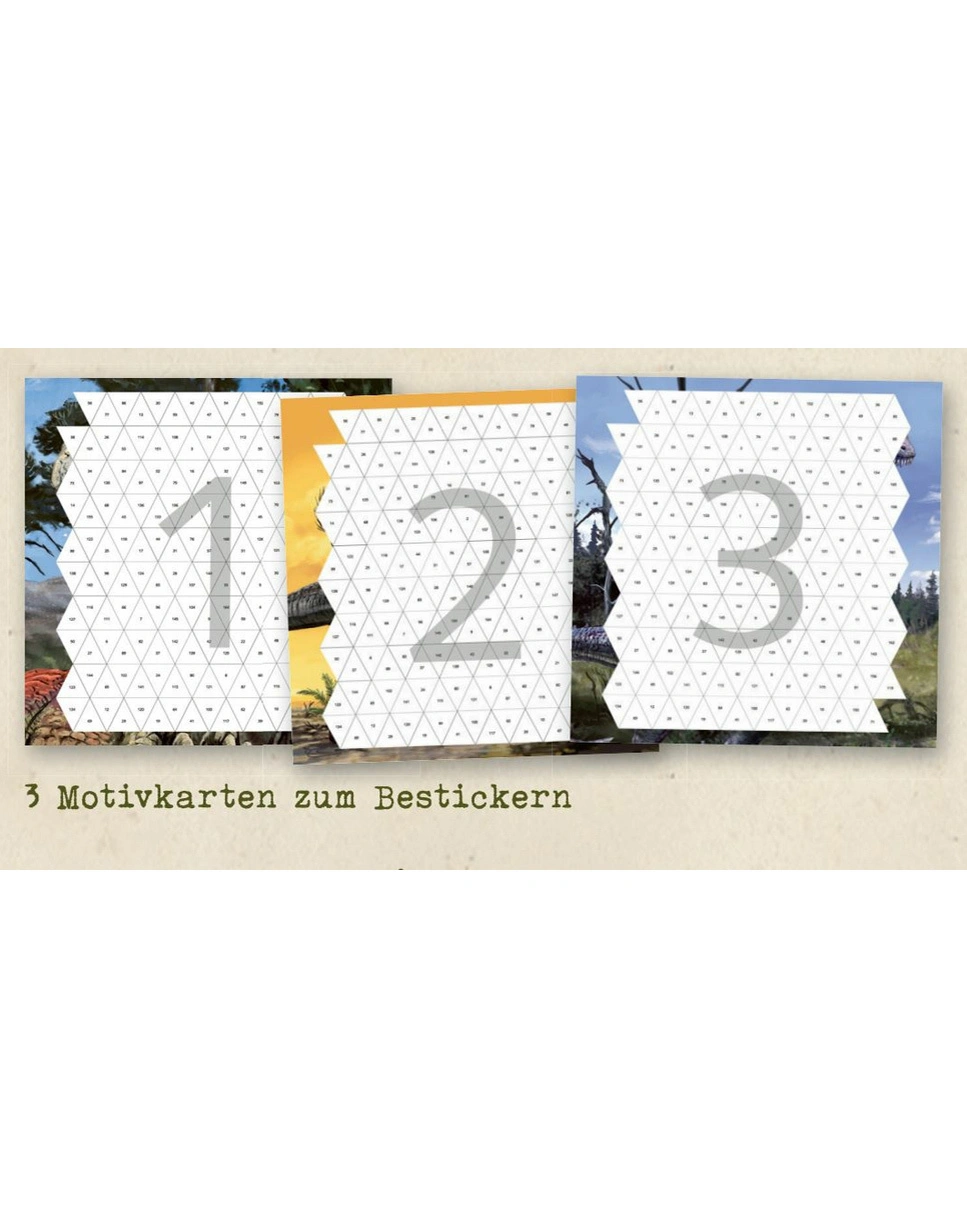 Stickern nach Zahlen T-REX WORLD