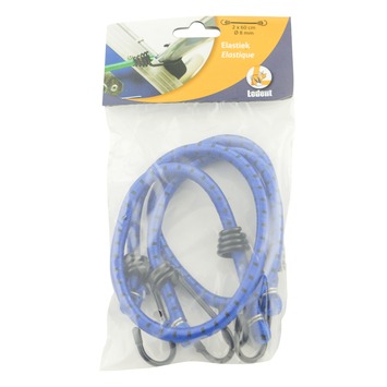 Ledent bagagespin 2 haken 60 cm 2 stuks