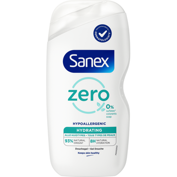 Zuiverende douchegel Sanex Zero% voor alle huidtypes {400ml}