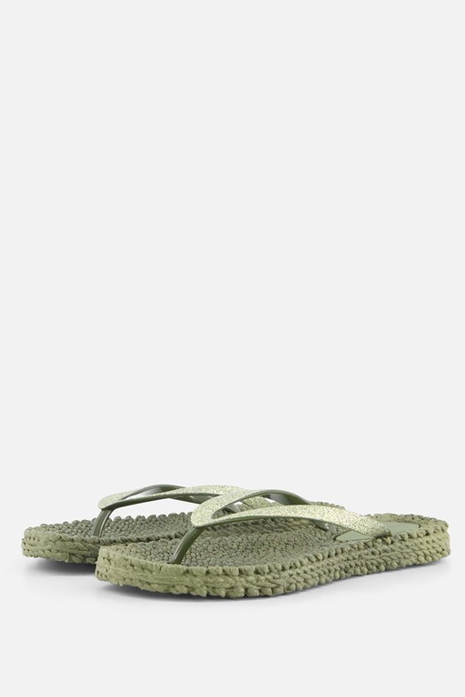 Ilse Jacobsen Cheerful01 Slippers groen Rubber