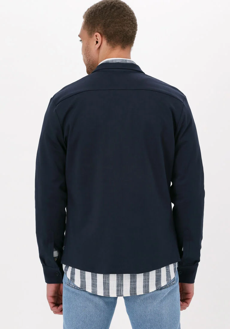 THE GOODPEOPLE donkerblauwe the goodpeople overshirt lord