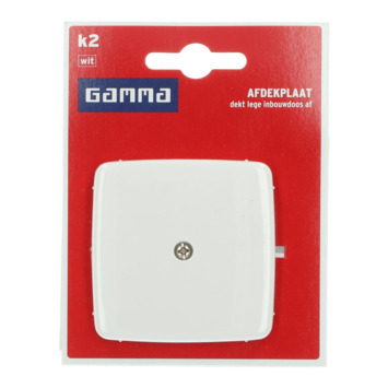 GAMMA K2 Afdekplaat Wit