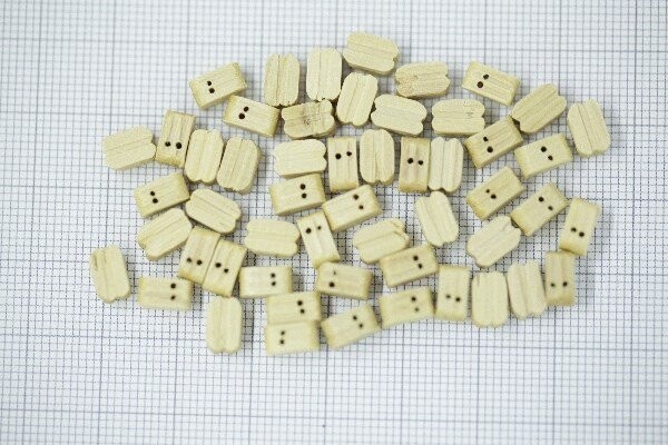 Billing Boats Fittings - Blokke - Dobbelt - 7 MM - 50 Stk