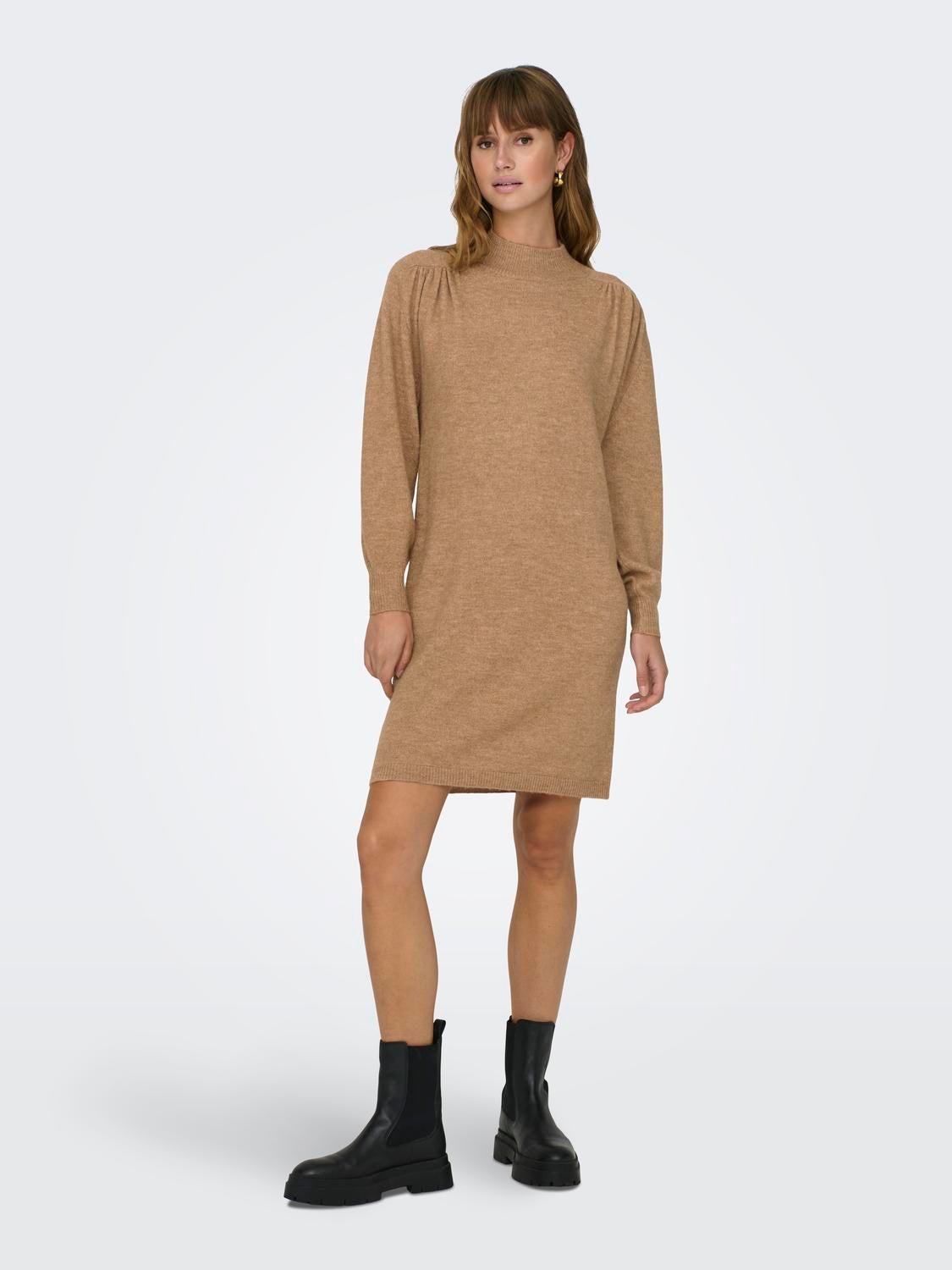 ONLEMILIA Langes Kleid Toasted Coconut