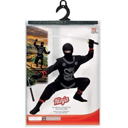 Widmann - Kinderkostüm Black Ninja, 128 cm