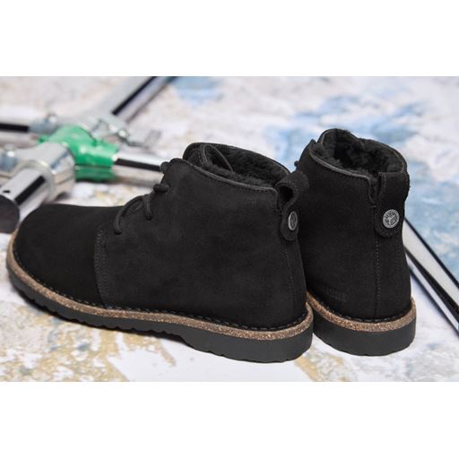 Birkenstock Uppsala Chukka Shearling Støvler, Black, 40