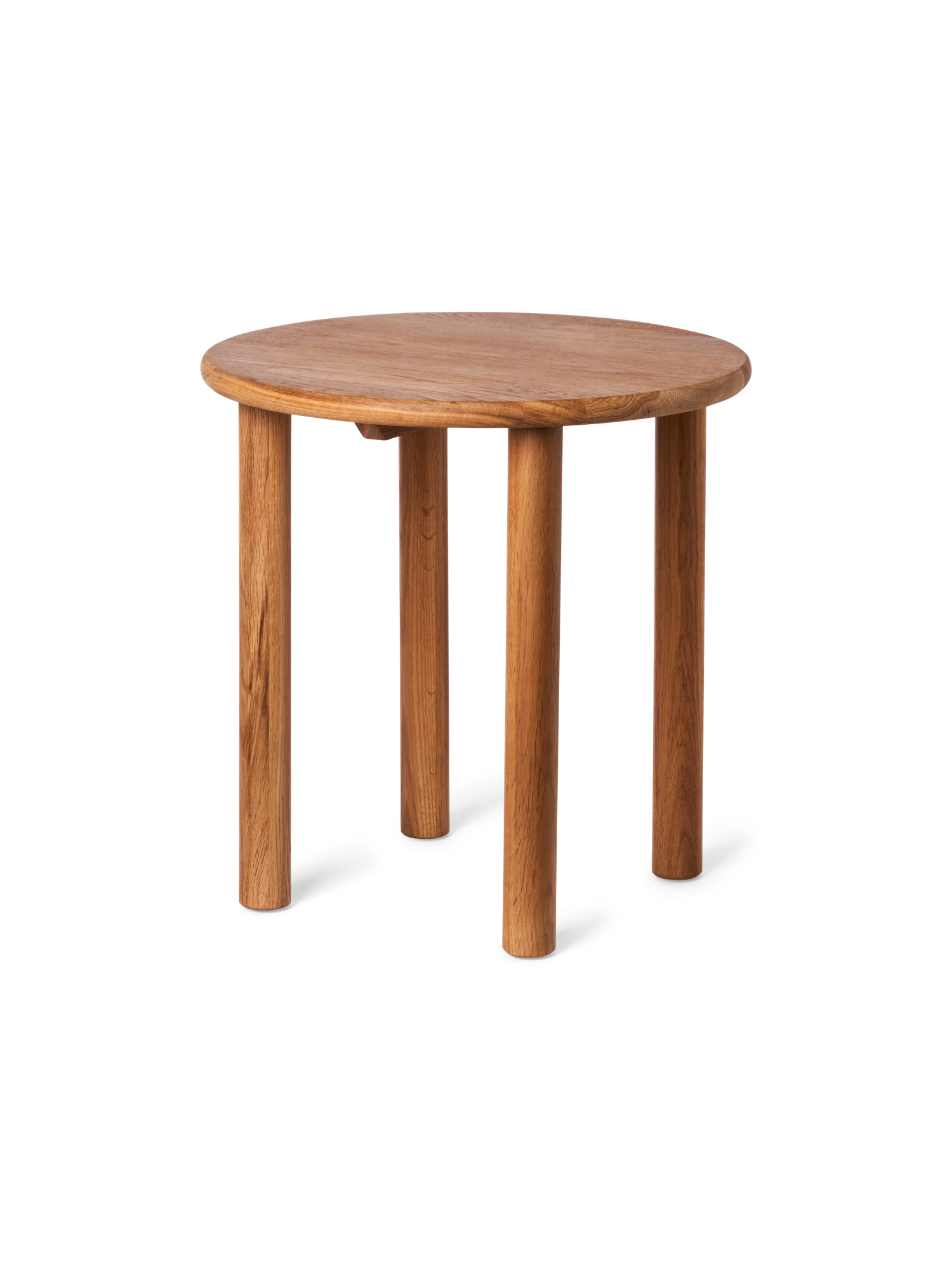Sidebord | Eg. Ø40 x 40 cm. | Medium Wood