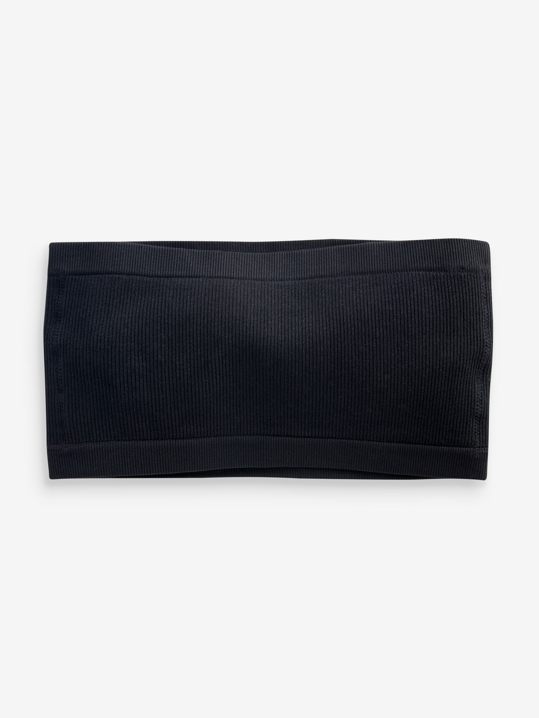 Zwart - Bandeau crop tops (7-16jr)