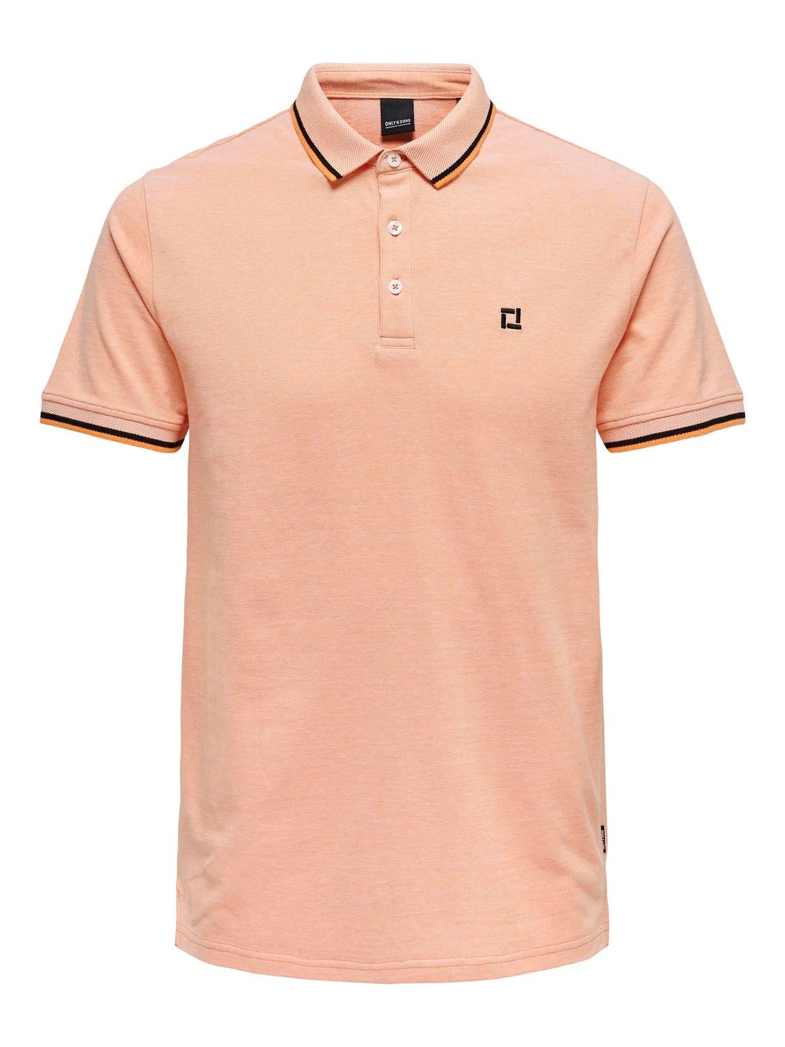 ONSFLETCHER Polo Muskmelon
