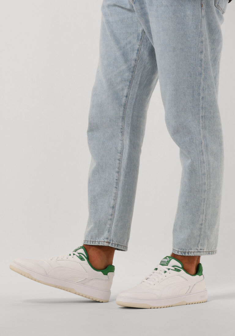 PUMA witte puma lage sneakers double court