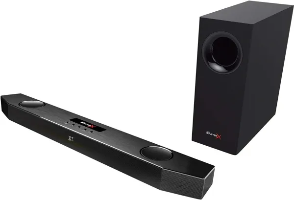 Creative Sound BlasterX Katana - Lydbarsystem - til PC - 2.1-kanal - trådløs - Bluetooth - 75 Watt (Total)