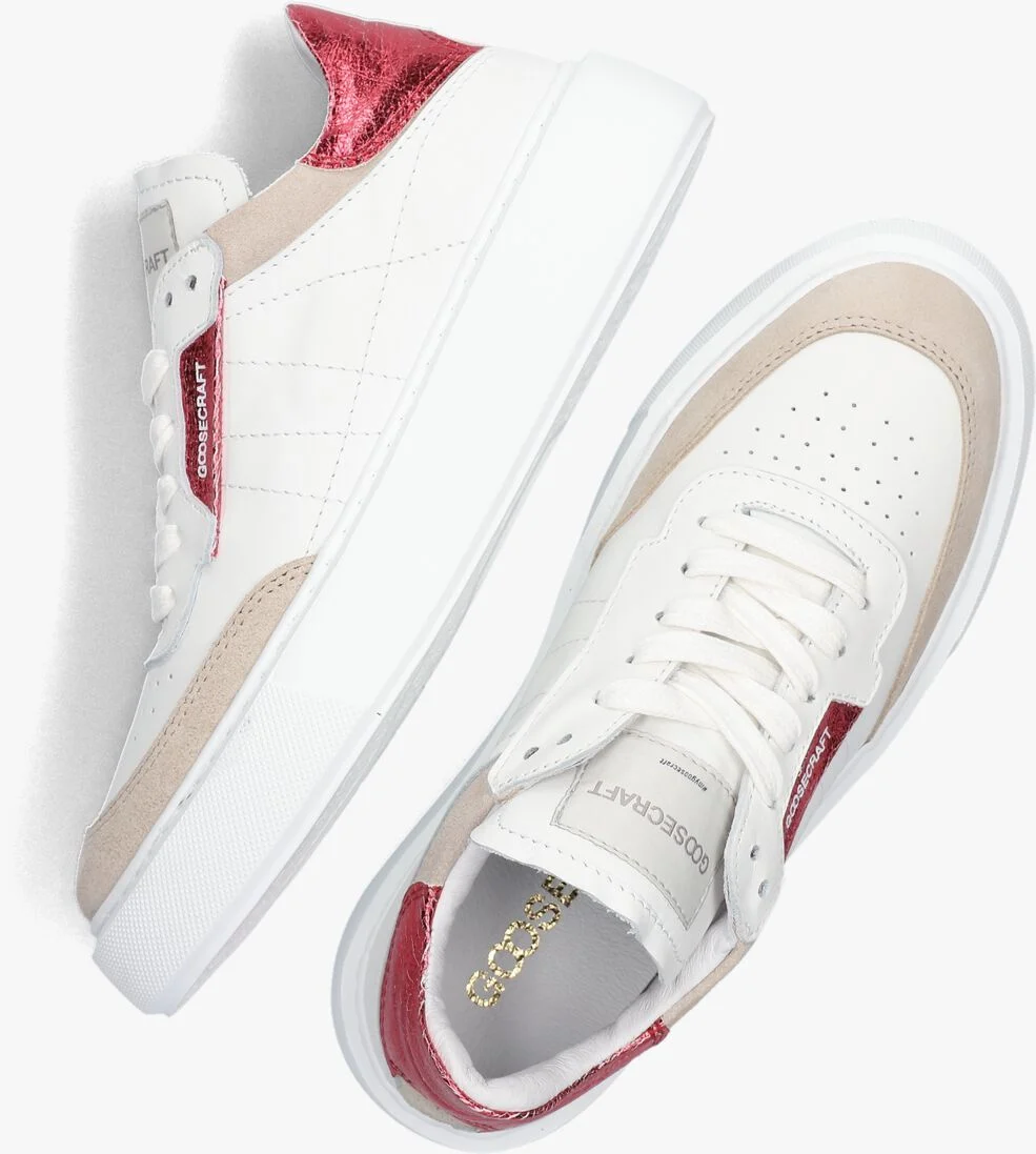 GOOSECRAFT witte goosecraft lage sneakers moura 1