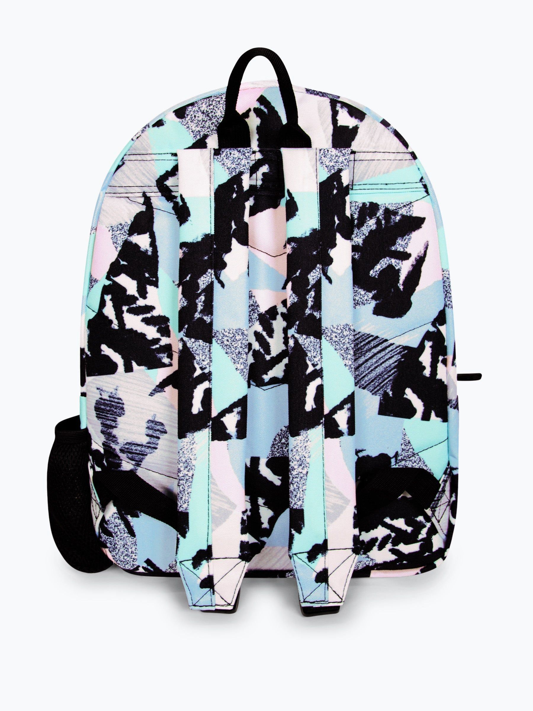 Hype. Multi Pastel Abstract Backpack