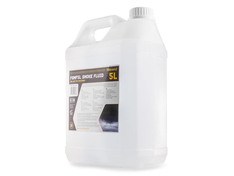 BeamZ Nebelfluid FSMF5L Low Fog 5 l Professionelles Nebelfluid, das einen Trockeneis-Effekt erzeugt