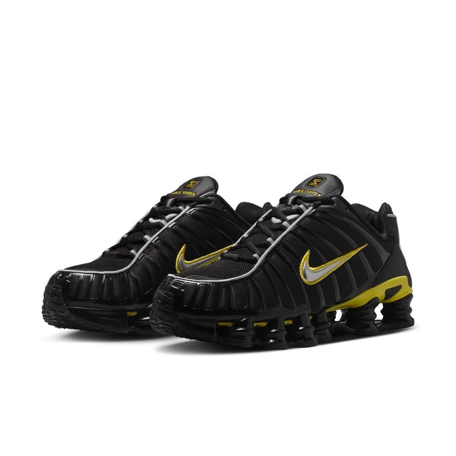 Nike Chaussures Shox TL - Noir/Argenté/Jaune