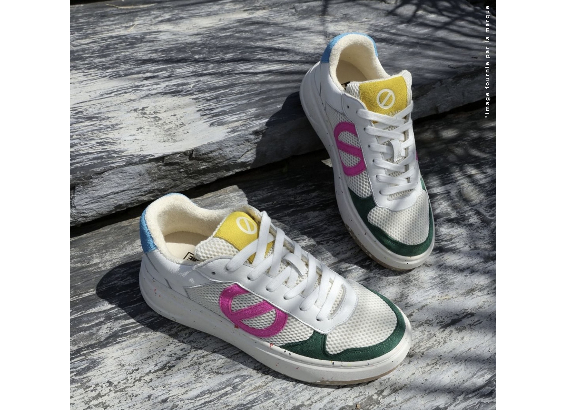 Bridget sneaker blanc multicolore