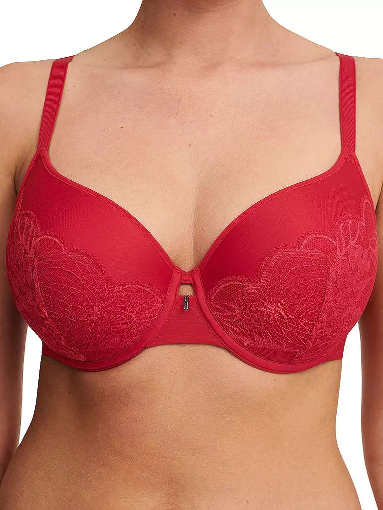 CHANTELLE Bügel BH MIDNIGHT FLOWERS scarlet rot