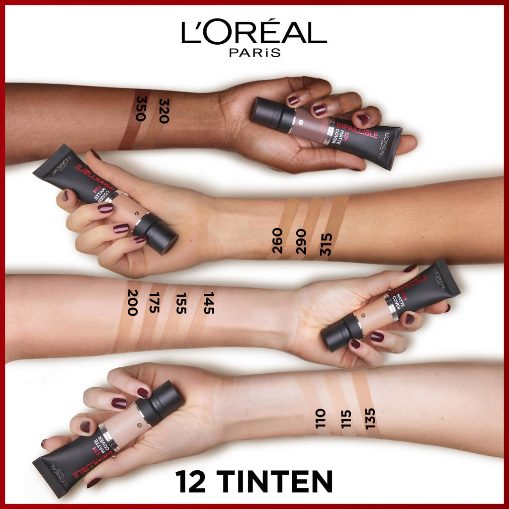 In één woord: FANTASTISCHInfaillible 24H Matte Cover Foundation - 110 Vanille Rosé