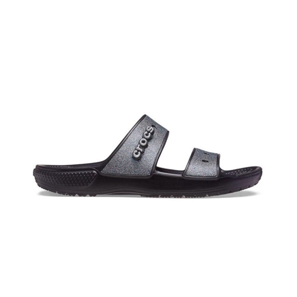 Crocs CLASSIC CROC GLITTER II - Sandales Femme black