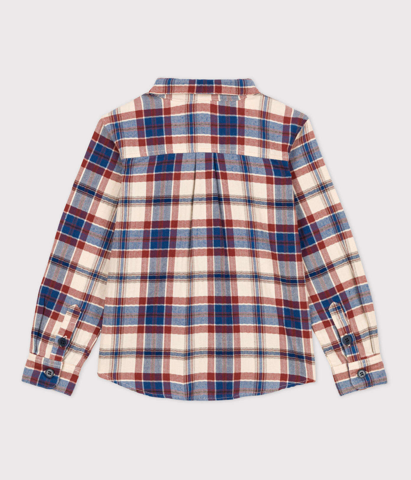 Chemise à carreaux en flanelle enfant garçon