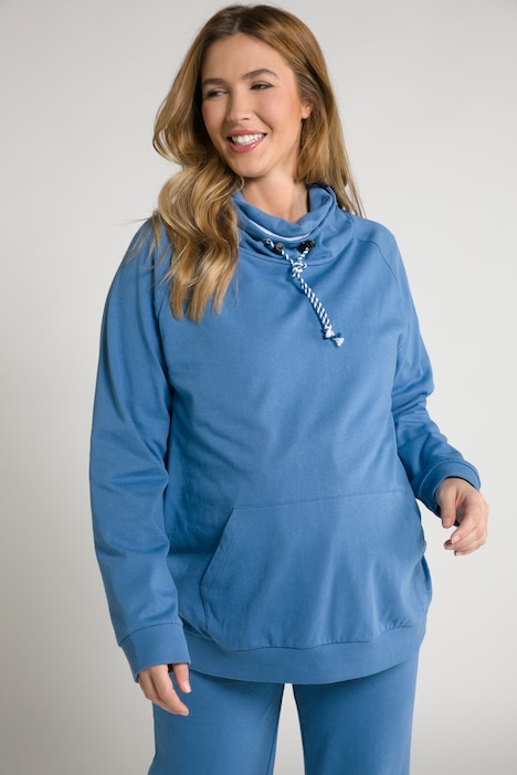 Bellieva-Sweatshirt, elastische Seitennähte, Langarm
