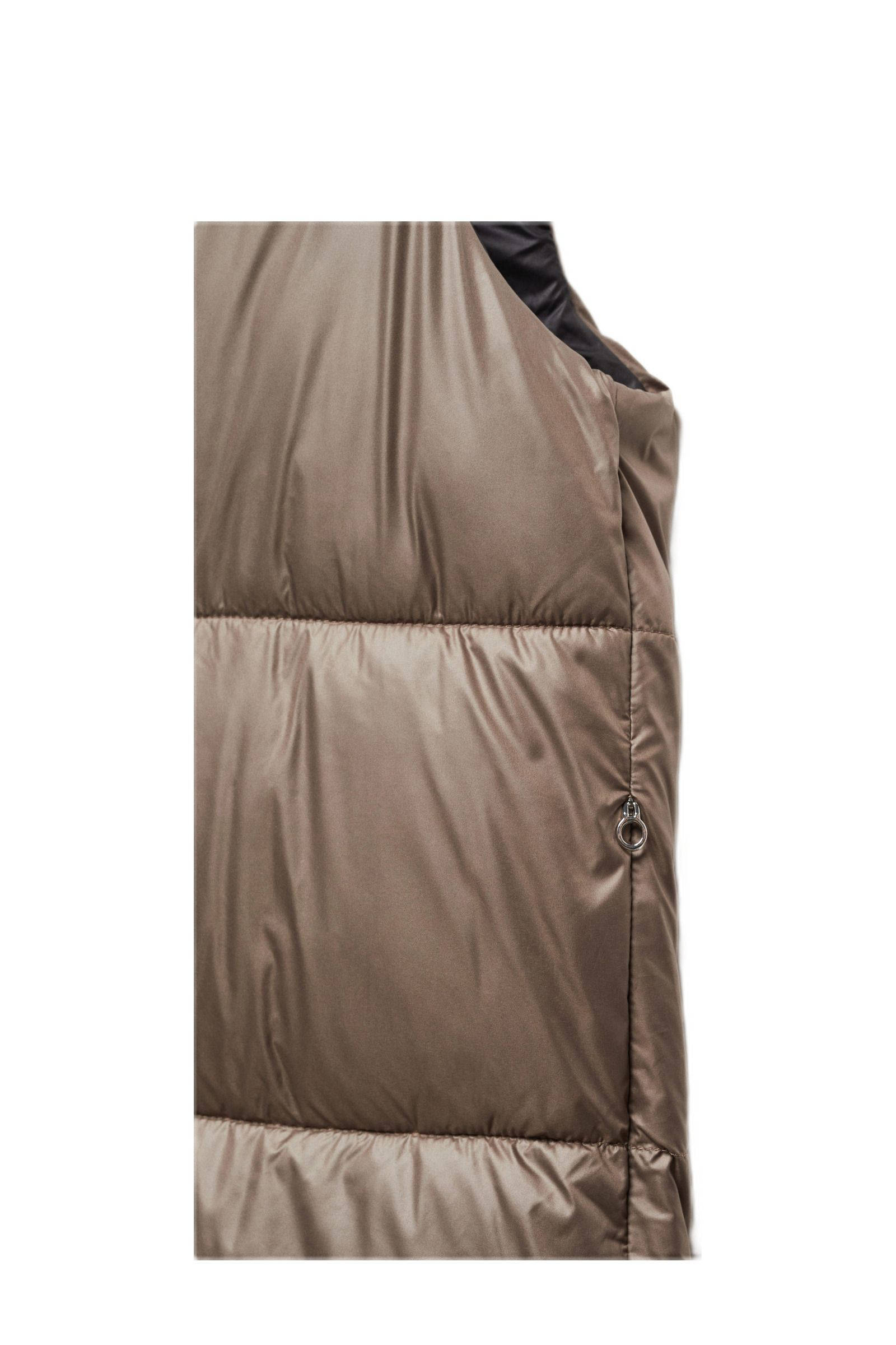 Mango bodywarmer donkerbruin