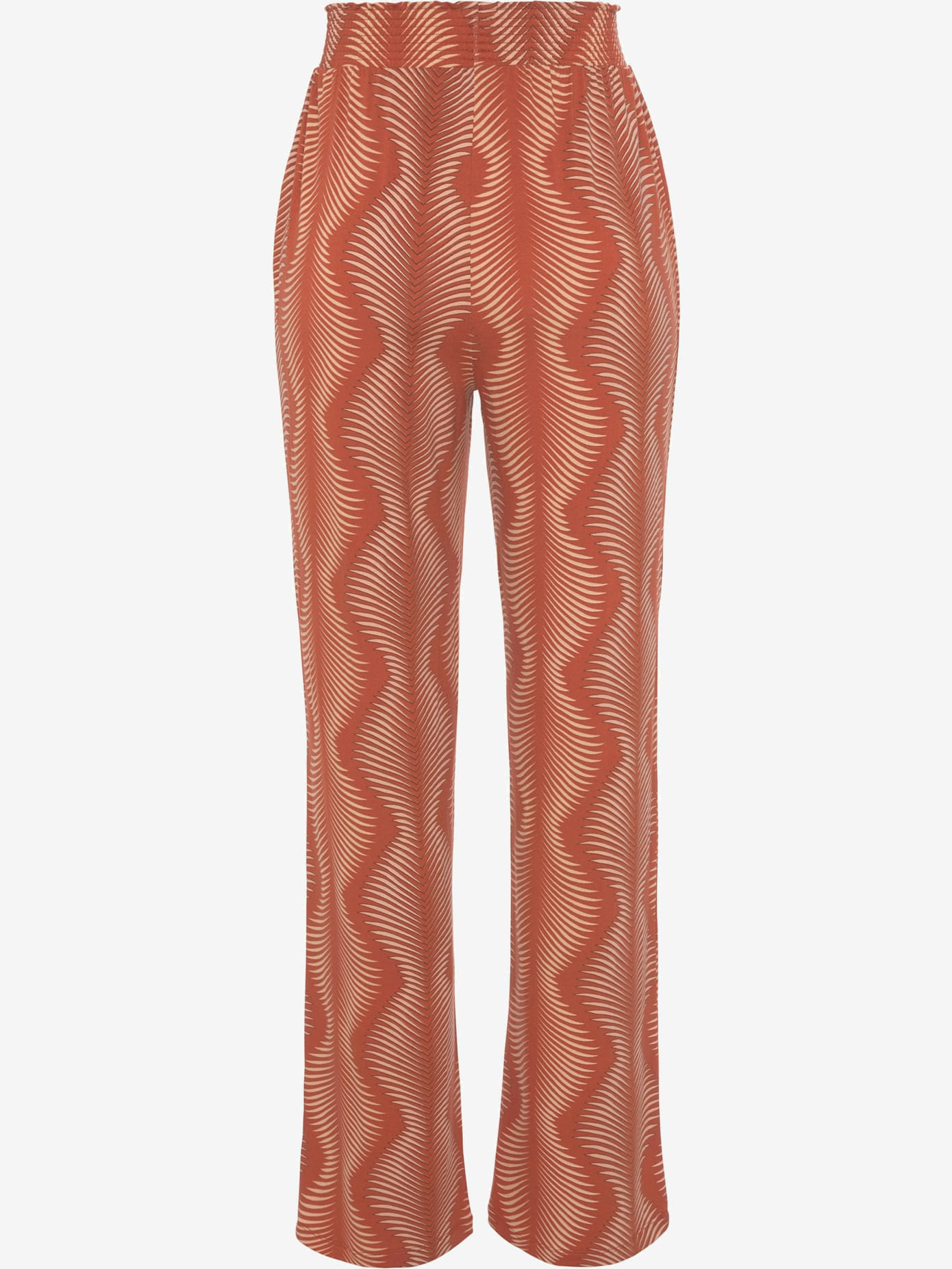 Bas de pyjama pantalon large avec imprimé palmiers graphique