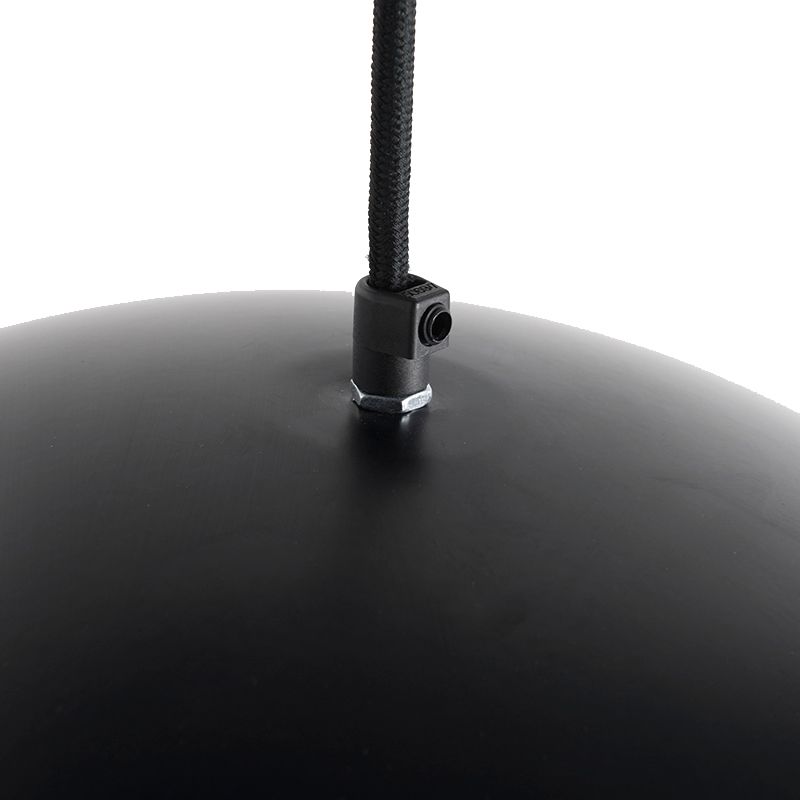Smart industriële hanglamp zwart met goud 50 cm incl. Wifi G125 - Magna Eco