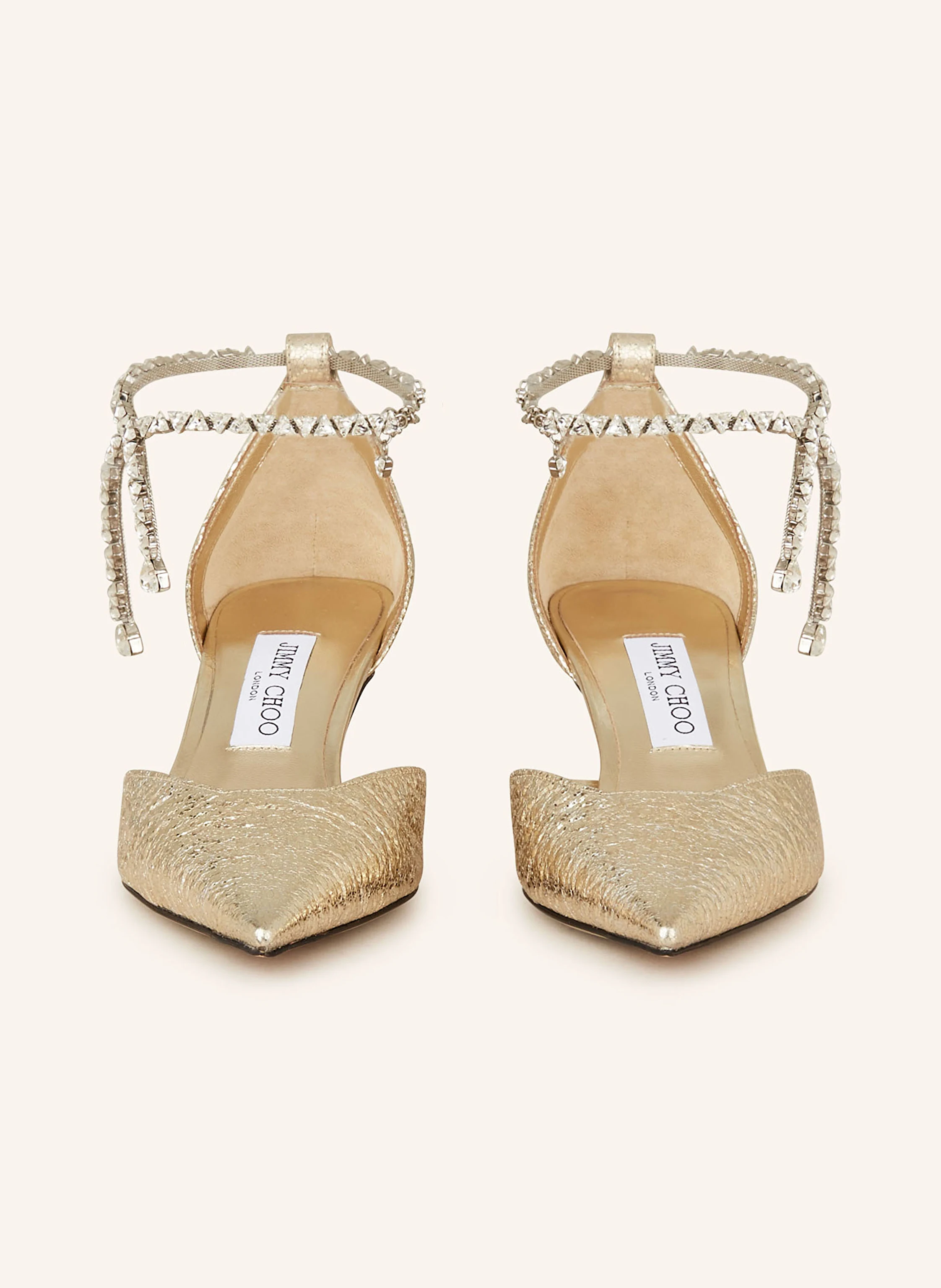 JIMMY CHOO Slingpumps STEVIE 50 mit Schmucksteinen