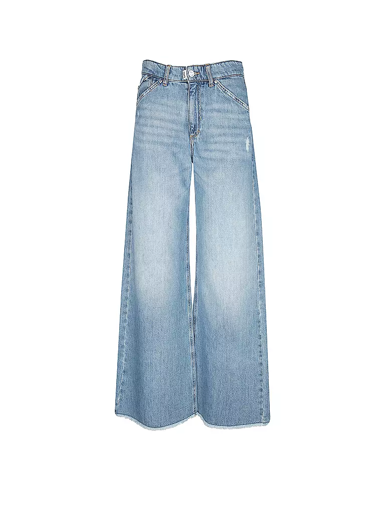 PNTS Jeans Wide Leg THE RAVER blau