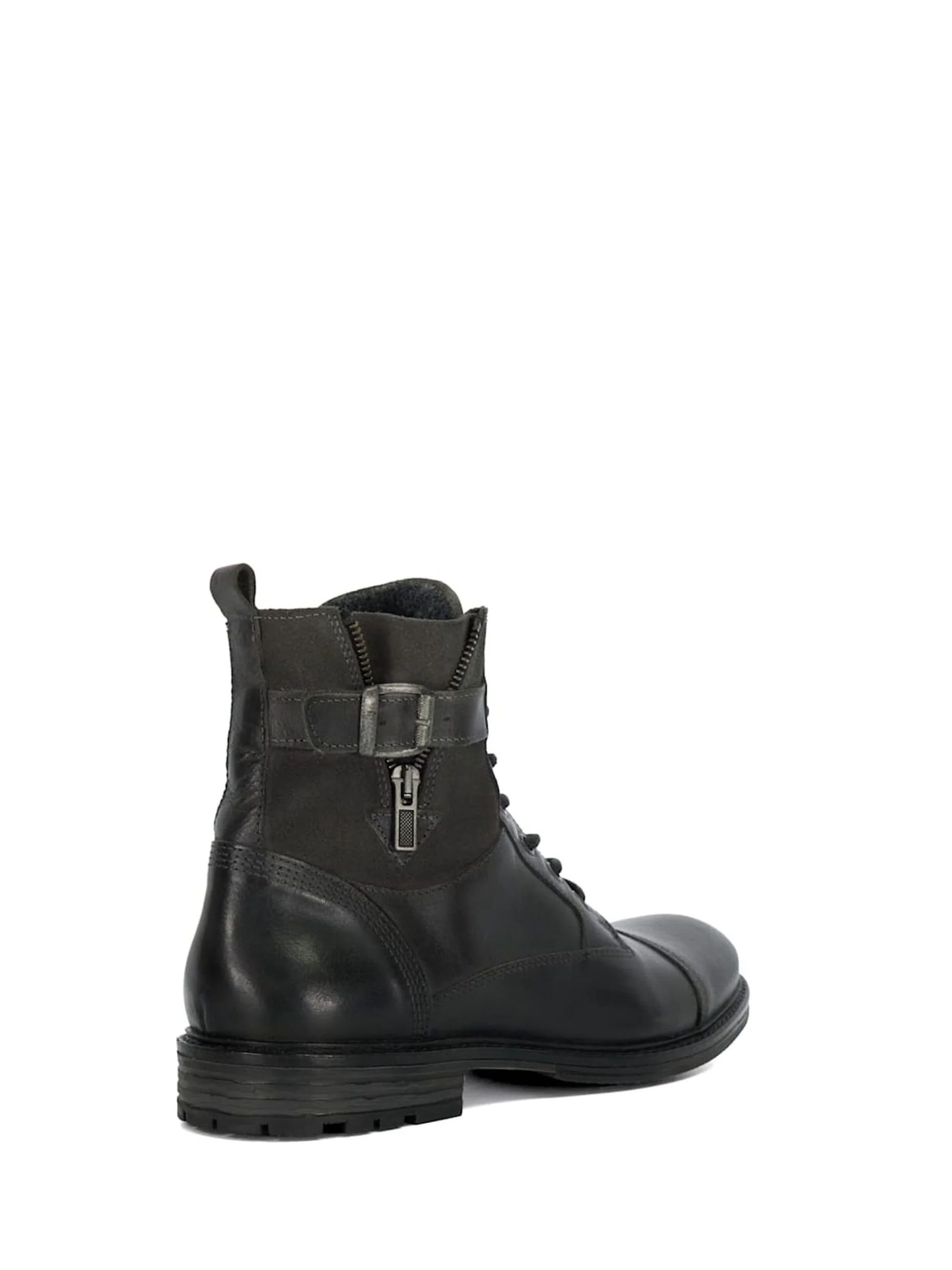 Grijs - Dune London casual Call enkellaarzen met gespdetail