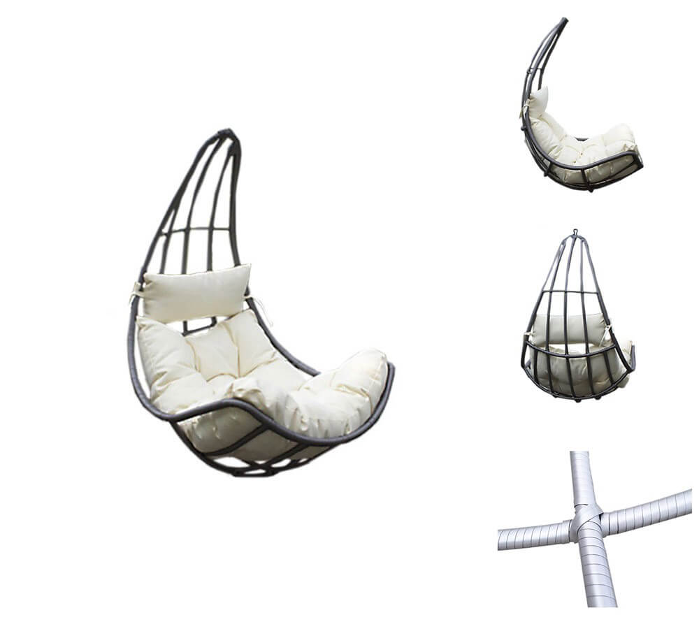 Home Deluxe Polyrattan Cama Hängesessel, nur Korb