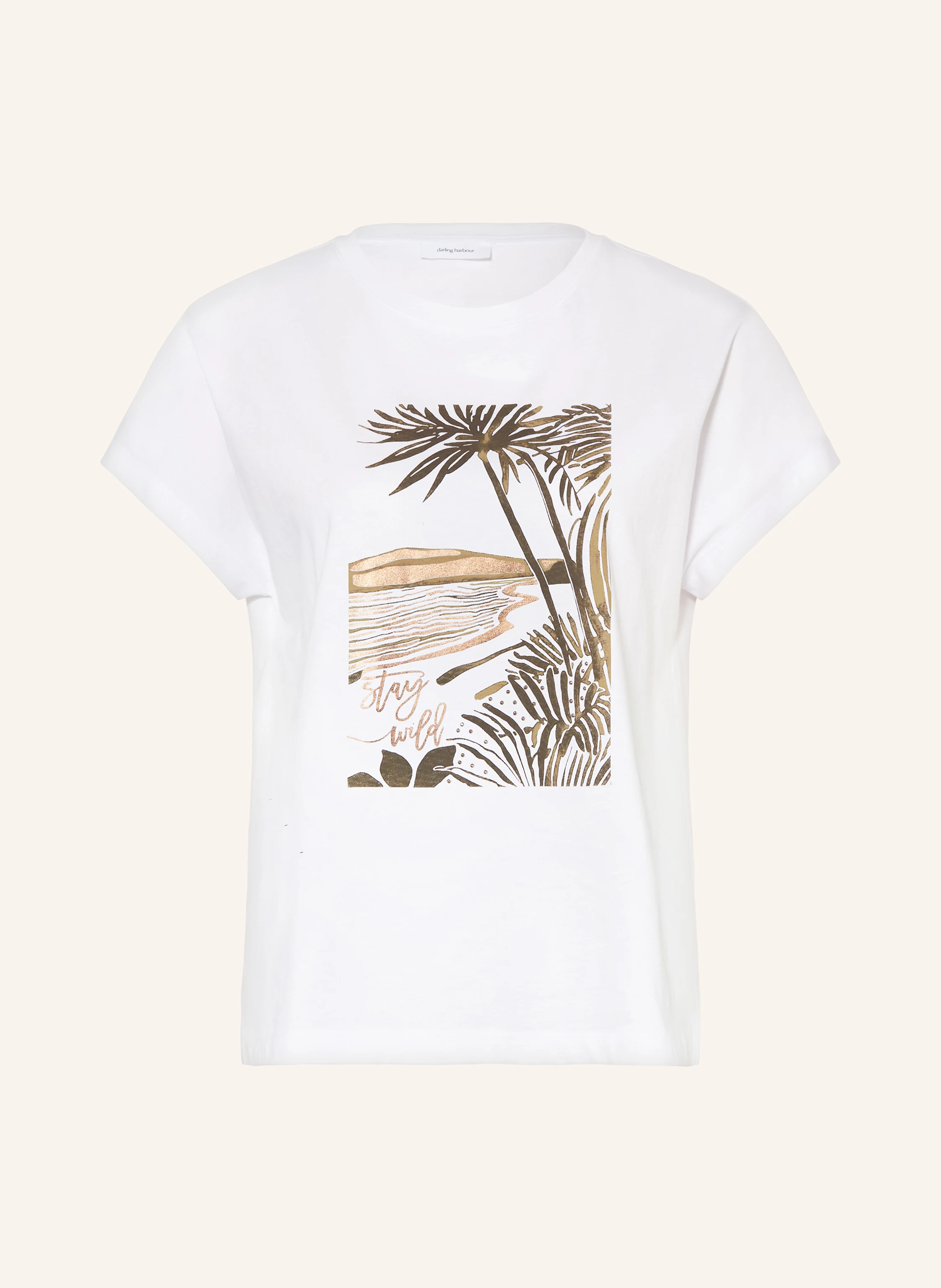darling harbour T-Shirt mit Schmucksteinen