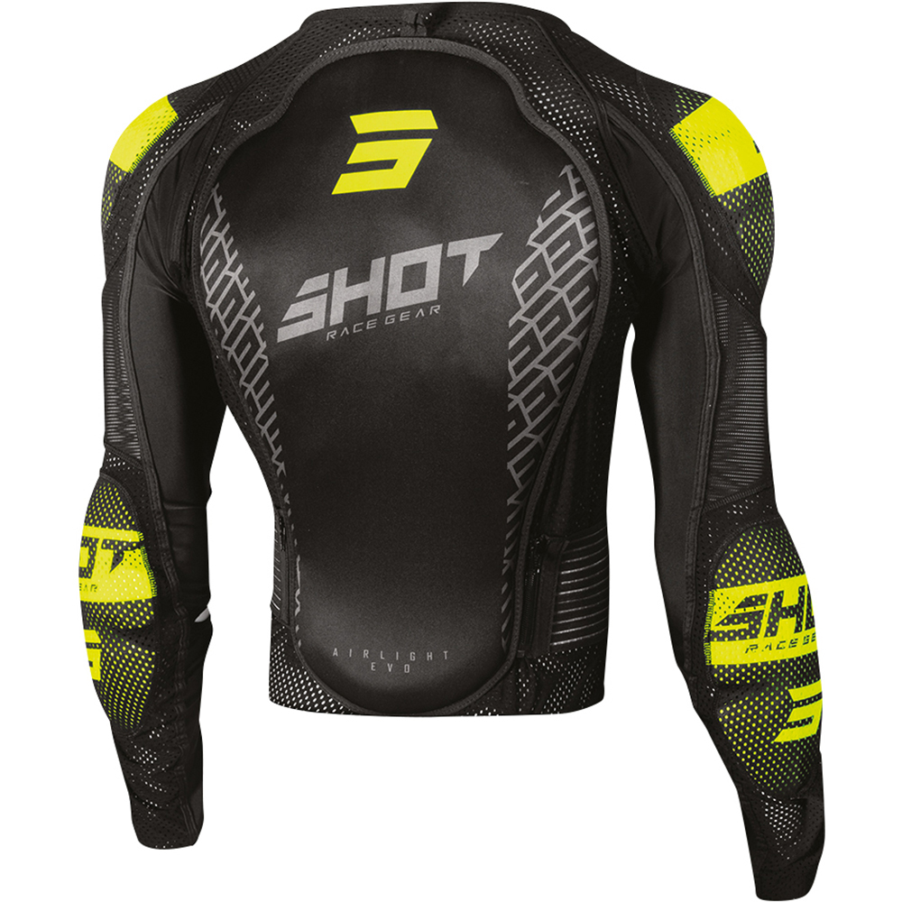 Shot - Gilet enfant Airlight 2.0 Noir / Jaune