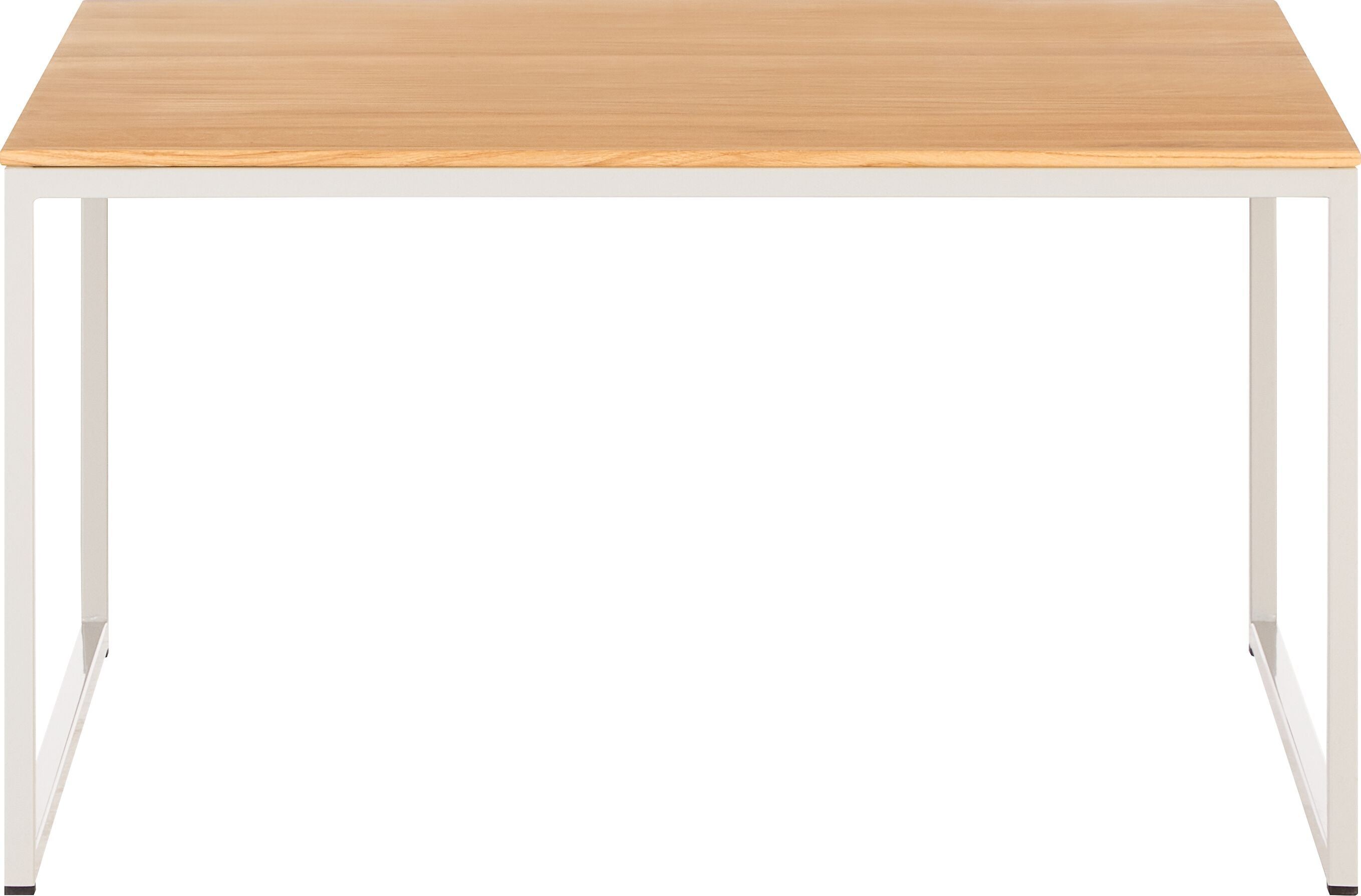 AVEA Salontisch - Eiche massiv / grau / B: 65.0 cm x T: 65.0 cm x H: 36.0 cm