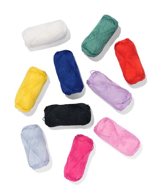 fil de coton rouge 50g 105m